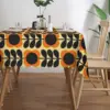Custom Rectangular Fitted Orla Kiely Multi Stem Flowers Table Cloth Oilproof Tablecloth Outdoor 45"-50" Table Cover 3