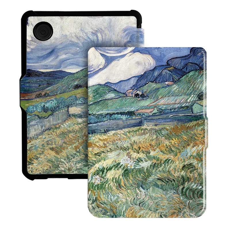 Kobo Clara 6-Inch E-Reader Protective Cover with Auto Sleep/Wake and Painted Patterns