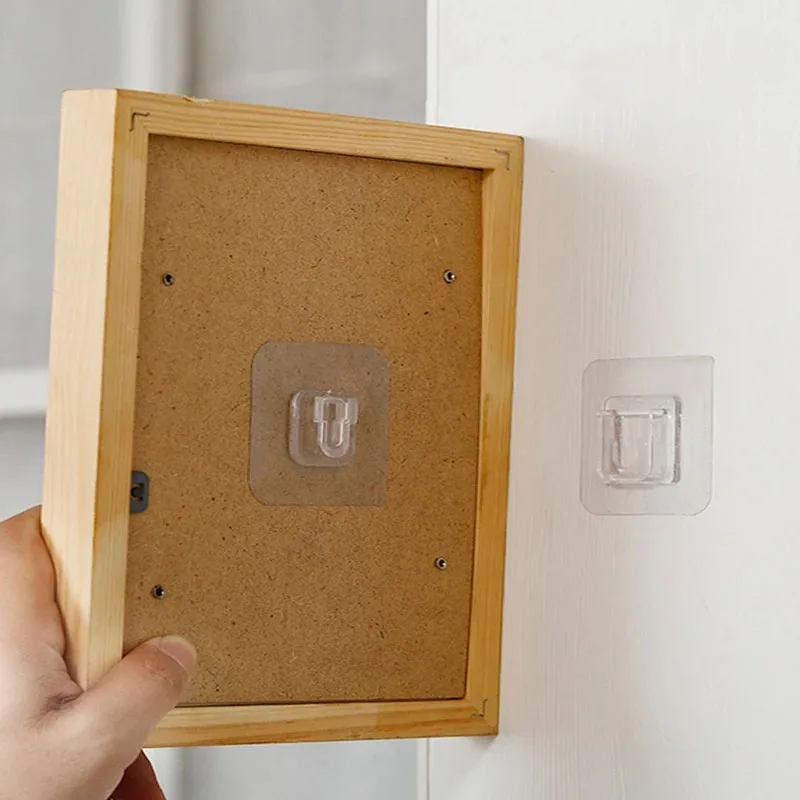 

Настенная вешалка на присоске, двухсторонний прозрачный держатель на присоске для кухни и ванной