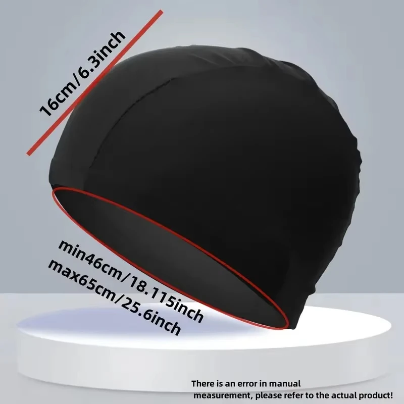 Swimming Cap Nylon Swim Cap Swimming Cap 1pc for Men and Women Waterproof Elastic Protect Your Ears Essential for Family Swimming Training