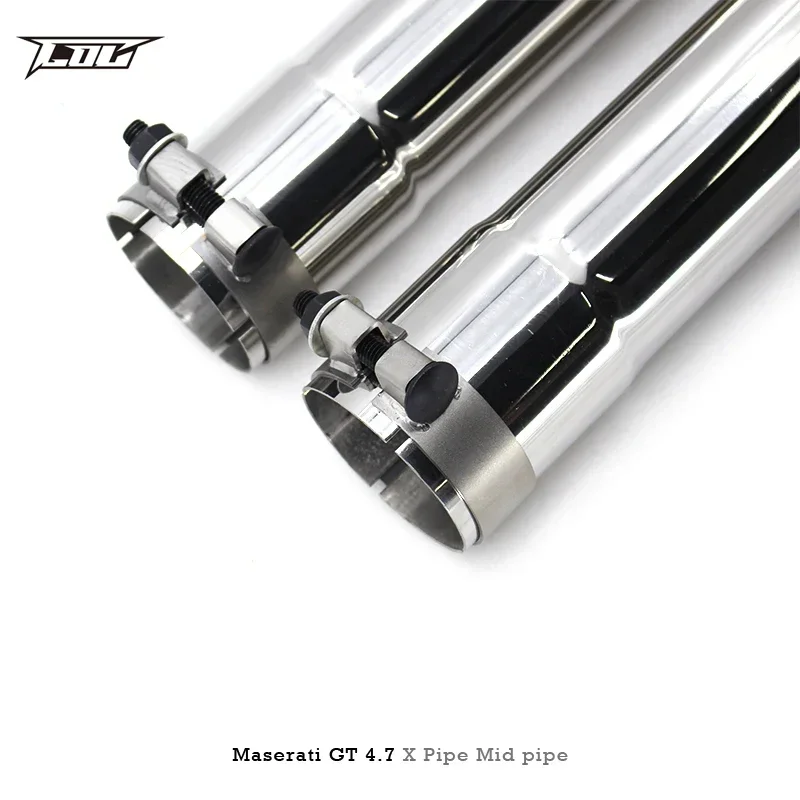 X mid for Maserati Gran Turismo/GT 4.7 2008- stainless steel pipe car exhaust system either of two