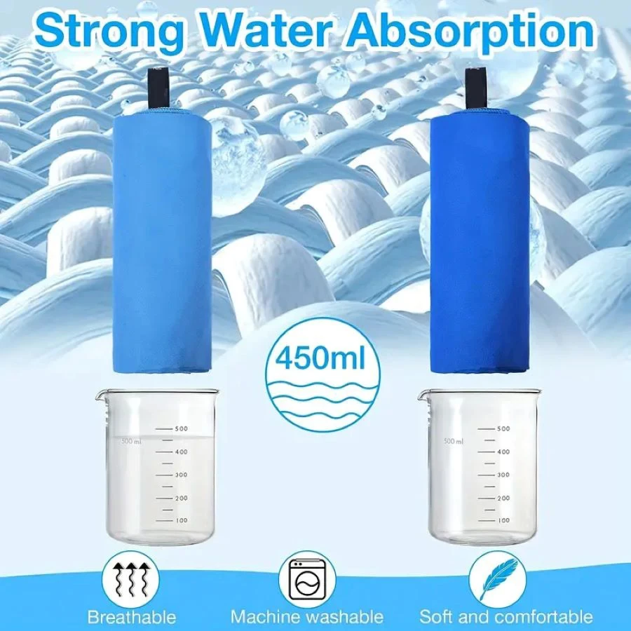 40*80cm 마이크로파이버 퀵 드라이 샌드프루프 타월 | 경량 컴팩트 수영 요가 헬스장 해변 여행 스포츠 액세서리