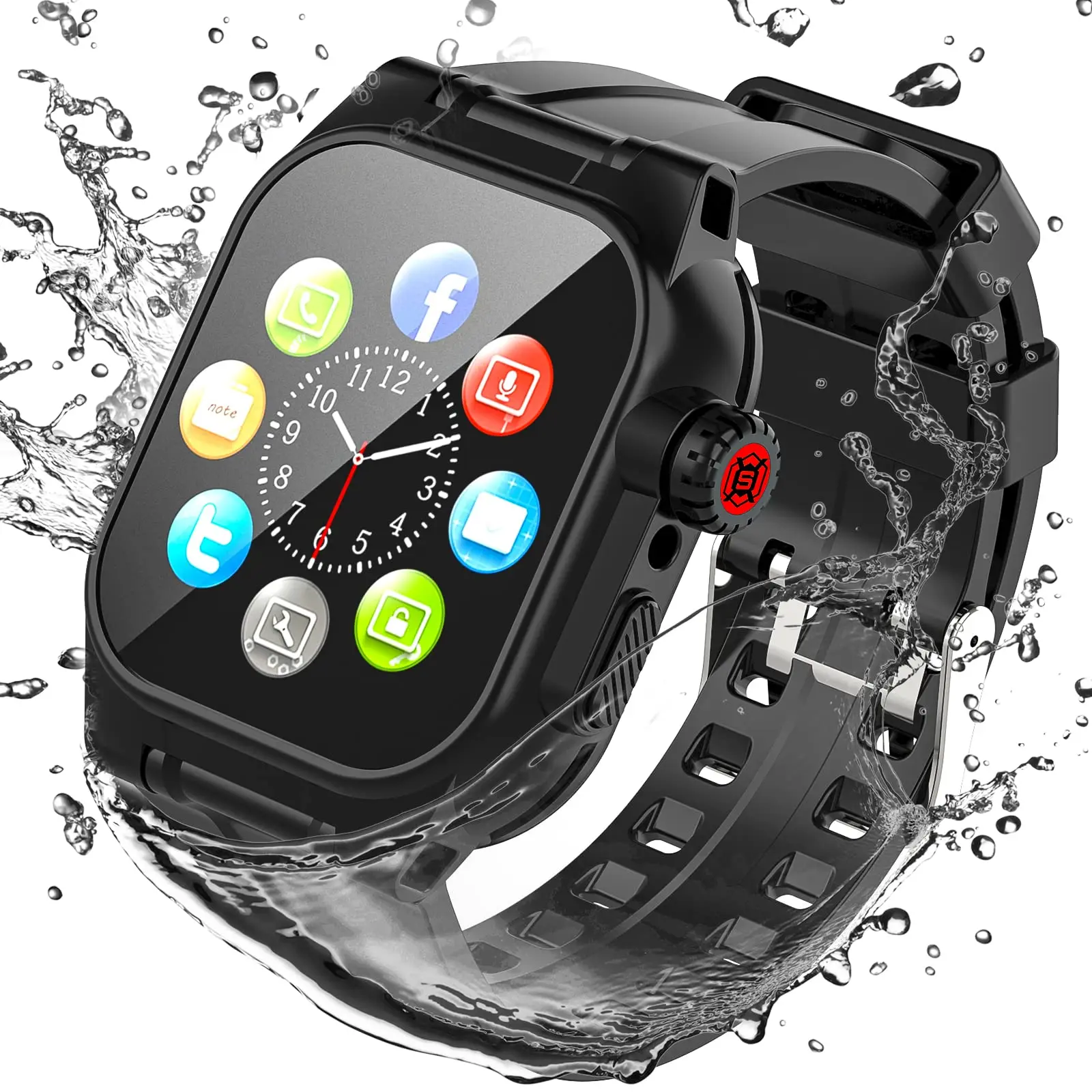 Waterproof Silicone Sport Case + Strap