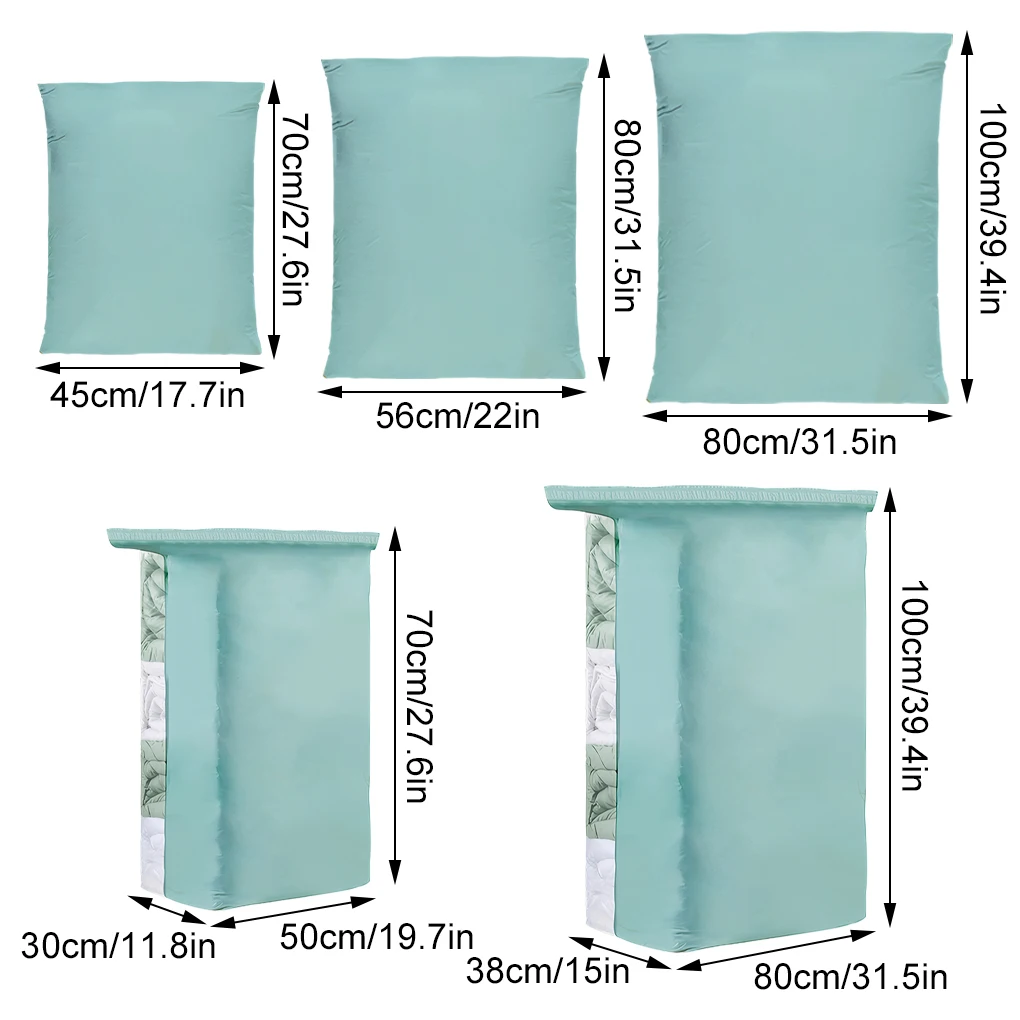 Dual-Purpose Clothing Sorting Bag With Tough And Flexible Insect And Dust Prevention Plastic Storage 45*70CM 2