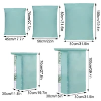 Dual-Purpose Clothing Sorting Bag With Tough And Flexible Insect And Dust Prevention Plastic Storage 45*70CM 2