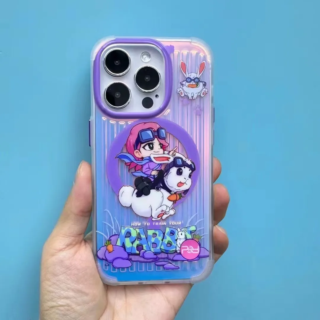 Fashion Magnetic Phone Case For Iphone 14 Pro Max Frosted Anti-fall Shockproof Cover For Apple Phone 14 Plus