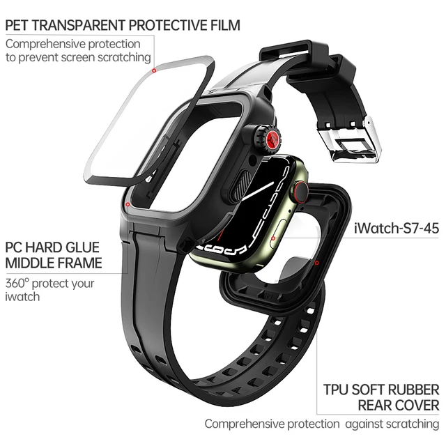Waterproof Protective Cases For Apple Watch Series Waterproof