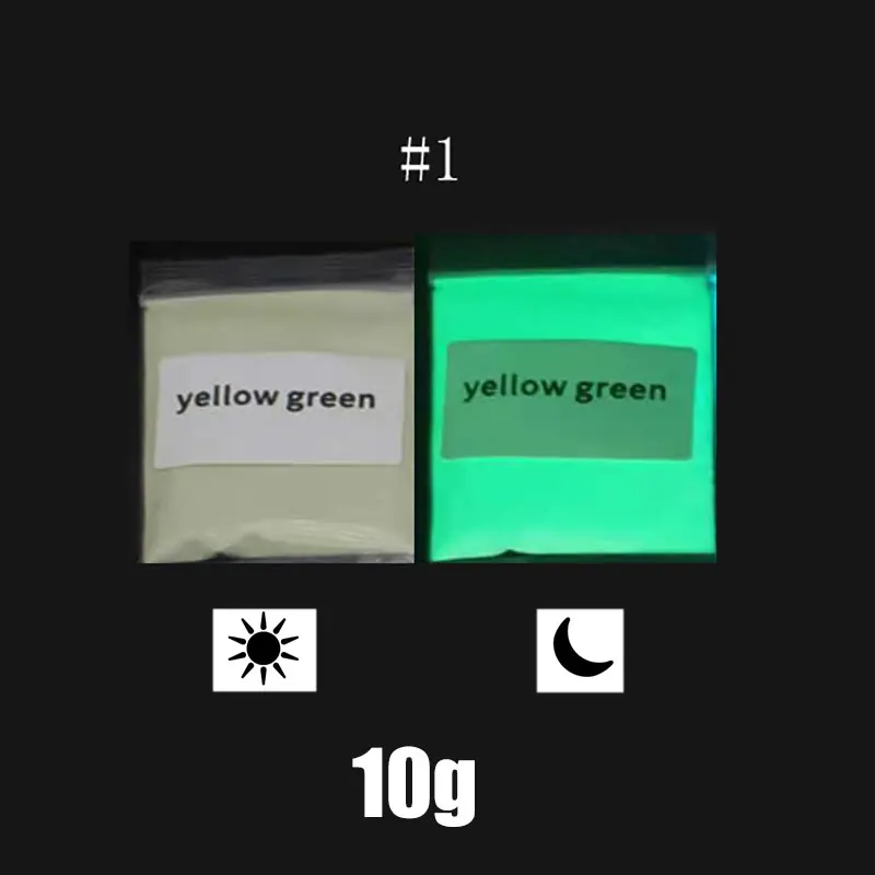 Nail Powder Acrylic Epoxy-Pigment Green/Blue/Yellow for DIY Manicure