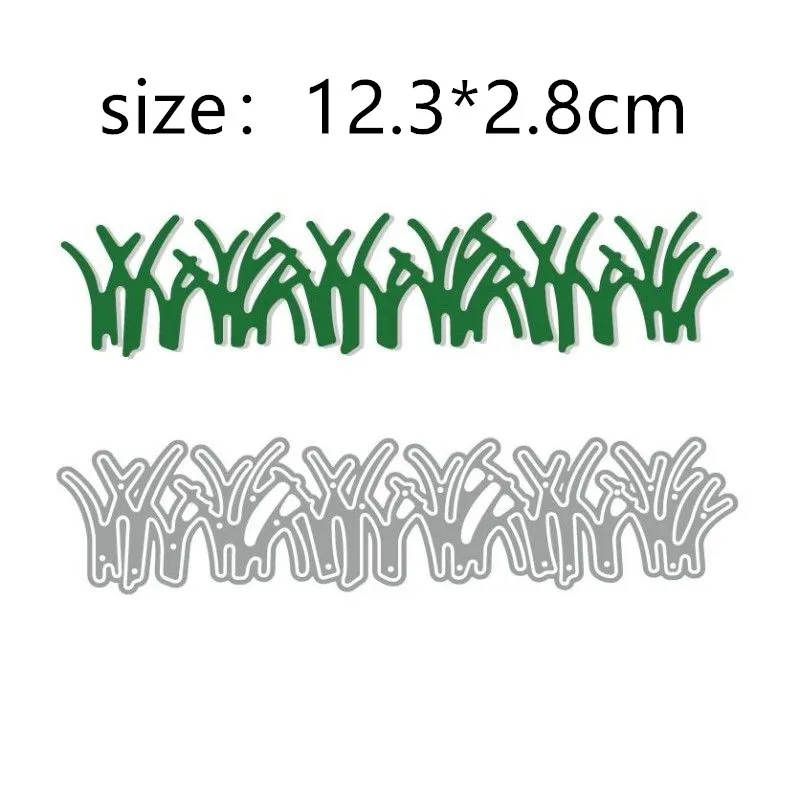 

Green Grass Metal Cut Dies Stencils for Scrapbooking Stamp/Photo Album Decorative Embossing DIY Paper Cards