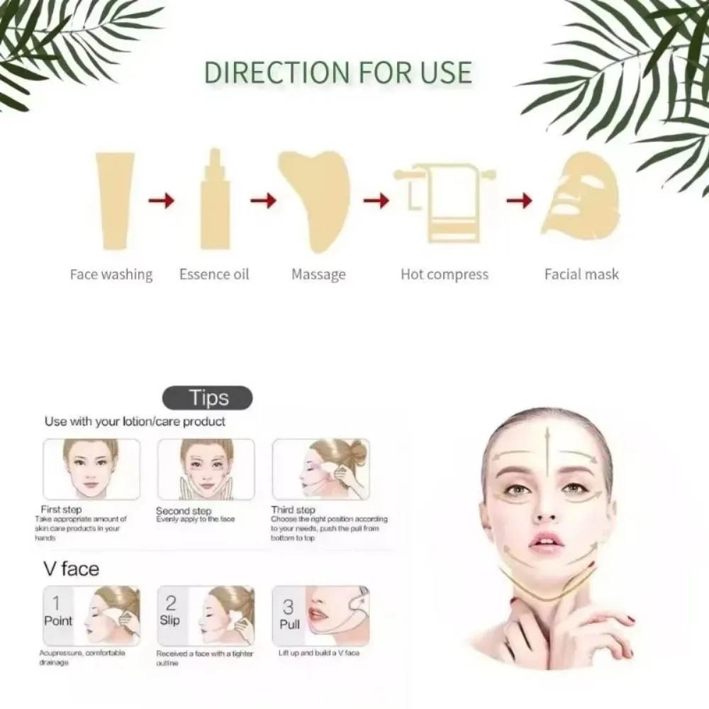 Portable Natural Resin Gua Sha Scraper Board