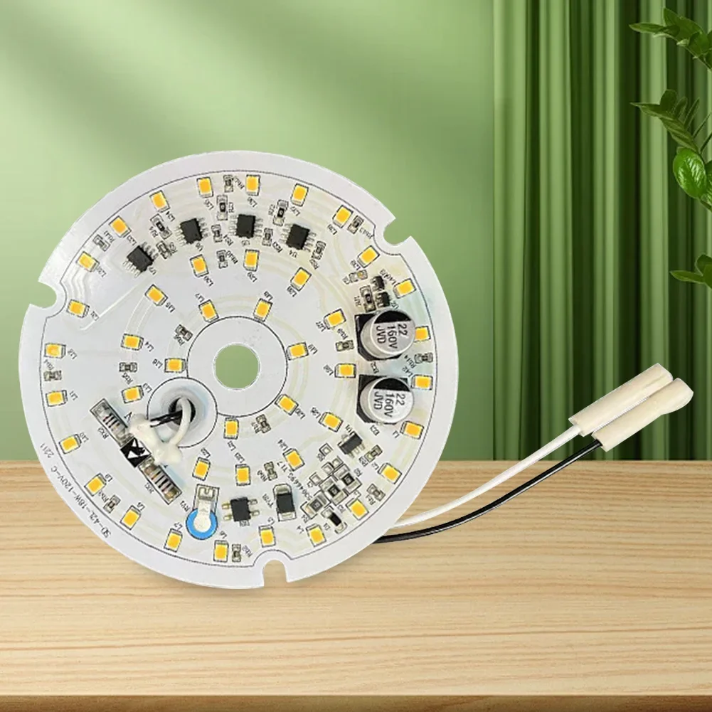 3.94 Inch LED Ceiling Fan Light Kit 3000K/4000K/6500K Dimmable Round LED Light Engine Ceiling Flush Light Replacement Panel 4
