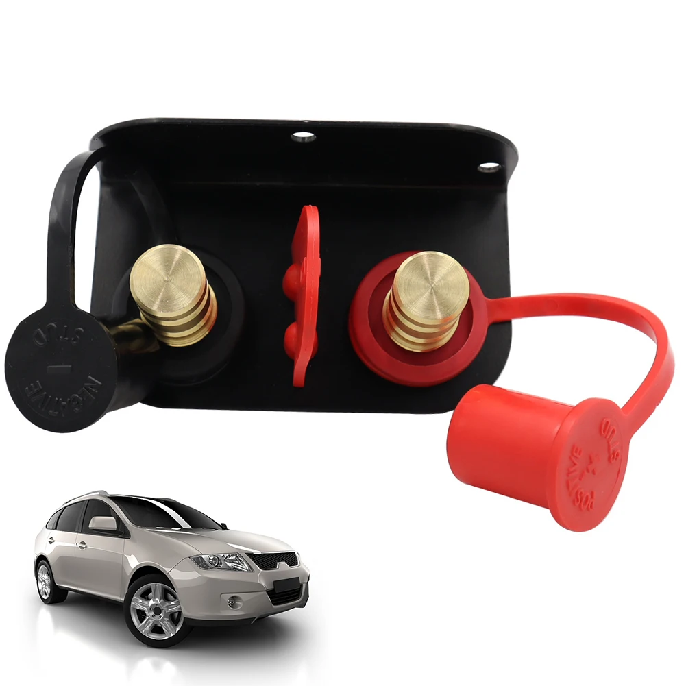 Remote Battery Jumper Post Terminal 250A Remote Charging Tool Relocation Kit Remote Battery Terminals for UTV ATV Car Trucks