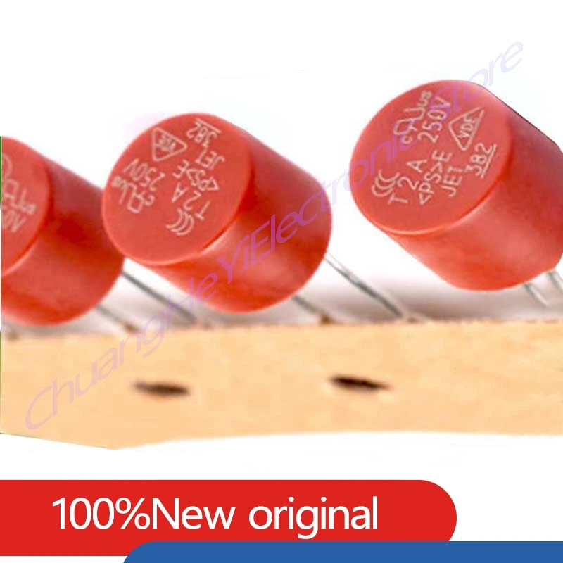 100Pcs/Lot Round Fuse Slow Blow 500mA 1A 2A 2.5A 3.15A 4A 5A 6.3A 8A 10A 250V 382 Plastic T2A LCD TV Power Board