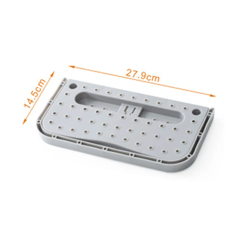 1Pc Bathroom Shoe Rack Plastic Simple Shoe Rack Wall Mounted Pasted Shoes Dustproof Storage For Home Living Room