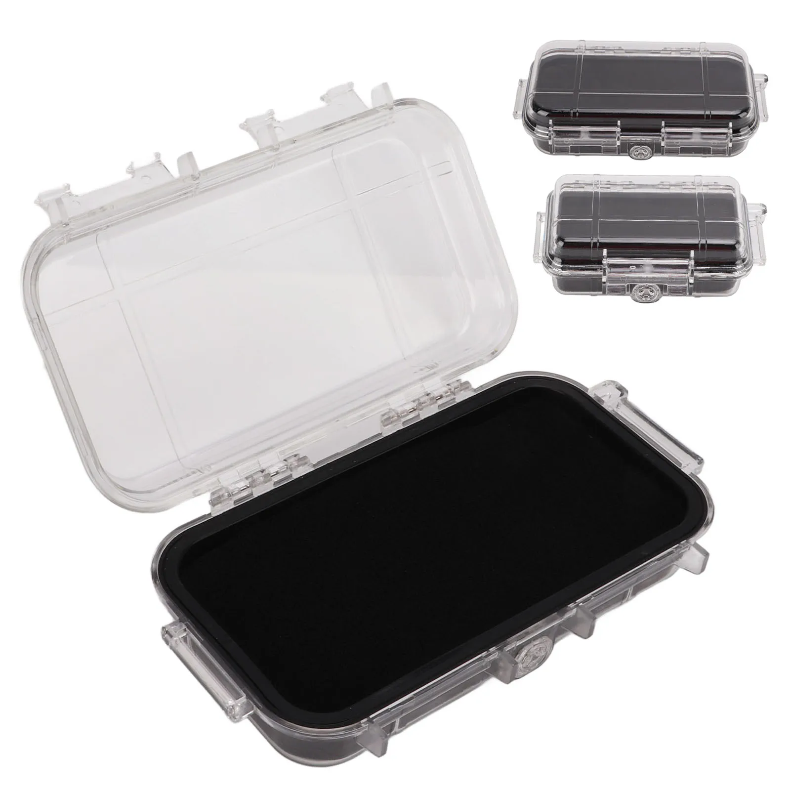 Outdoor Waterproof Storage Case Anti Skid Pad Plastic Shockproof Box Shock Absorption Liner for Outdoor for Camping