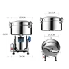 New 4500g Electric Food Grinder Grain Spice Coffee Bean Pulverizercom  Mercial Household Powder Machine 6