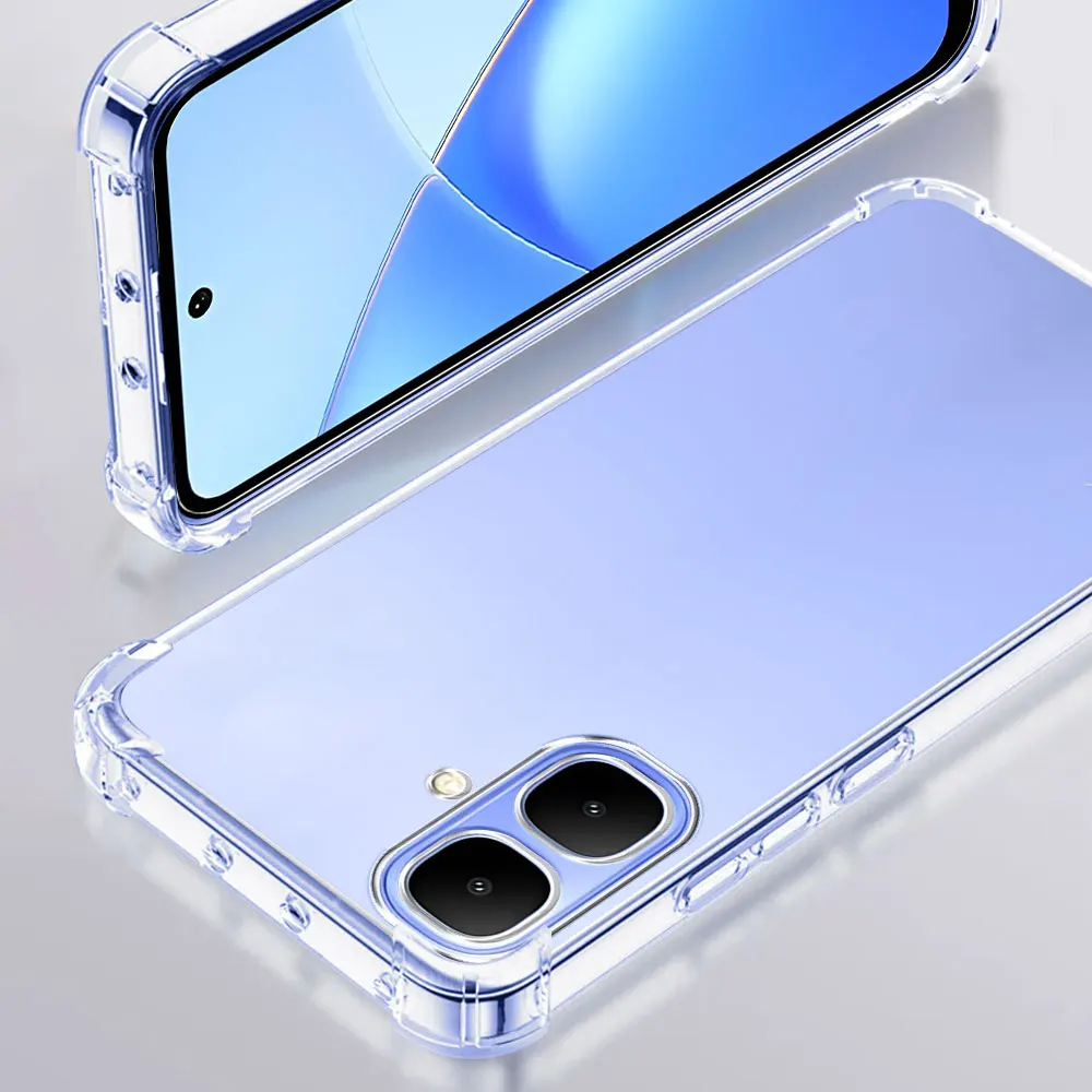 Airbag Anti-Drop Clear TPU Phone Case with Soft Silicone Cover
