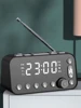 A1 Digital Desktop Radio Alarm Clock Dual USB Charging Port DAB FM Radio with Antenna Programmable Sleep Timer 4