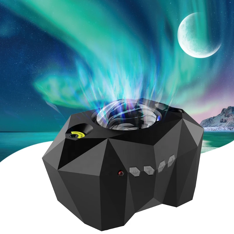 Dropshipping Music Stage Aurora Galaxy Projector Northern Lights Ocean Wave Nebula LED Laser Starry Sky Night Light