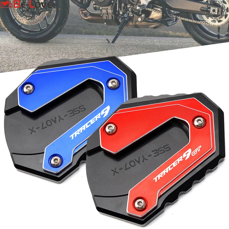 Motorcycle Extension Kickstand Pad Foot Enlarger Accessory