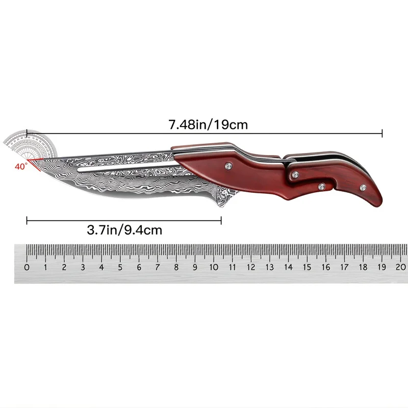 Sharp kitchen knives kitchen cutting tools beautifully designed easy to use equipped with a leather storage bag small in size - 6