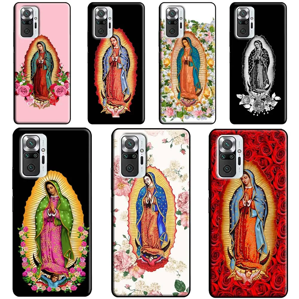 Custodia Virgen De Guadalupe Virgin Mary Per Xiaomi Redmi Note 12 Pro 11 8 9 10 Pro 9S 10S 11S 12S Redmi 12C 10C 9C 10A Cover