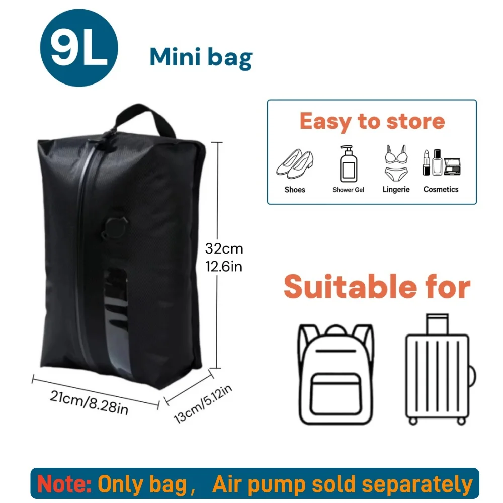 Travel Essentials Vacuum Storage Bags and Compression Packing Cubes