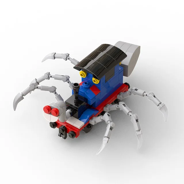 MAURICE Choo-Charles Blocos De Construção , Jogo De Terrores Figura De  Animais De Trem De Aranha Pai-Criança , Thomased Doll Plastic Vermelho  Amarelo Azul Crianças Aniversário