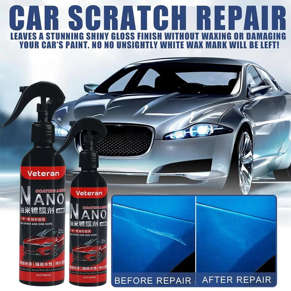 

Nano Ceramic Car Coating Quick Detail Spray Car Scratches Removal Spray Auto Dustproof Ceramic Spray Car Polish Coating Agent