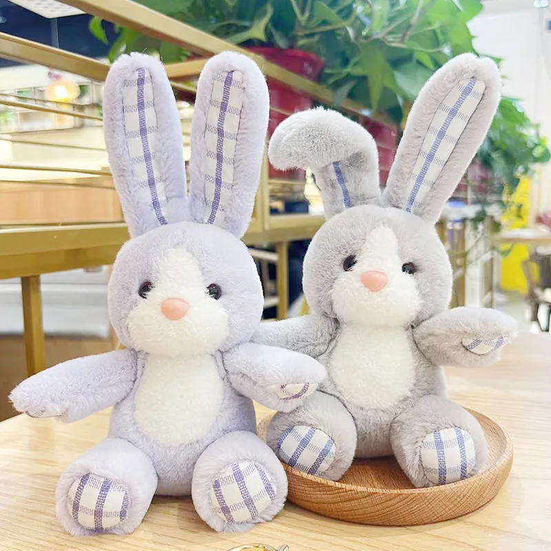 

new Cute plush doll bunny plush keychain pretty pendant cute long ear rabbit trend Exquisitel fashione decorate birthday gift