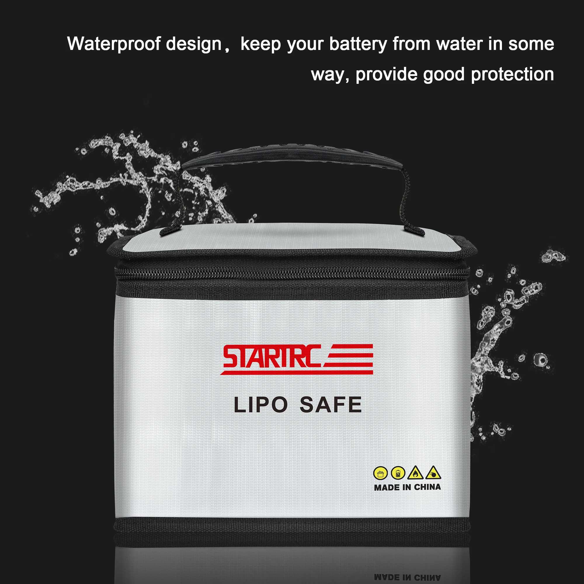 STARTRC Drone Battery Bag for DJI Mini 4 Pro/Air 3/Mini 3/Mavic 3/Avata/Mini 2 Explosion-proof Fireproof Safe Storage Bag Case