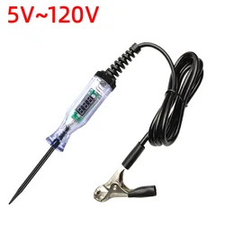Digital Voltage Circuit Tester with Display - Auto Diagnostic Electric Probe Pen (5V - 120V Range) (Max 90V (Black))
