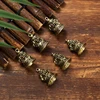 1X Imitation Brass Handicraft die-casting Wind Bell Chinese Classics Metal Antique Bell Feng Shui Wind Chime Fortune Jingle Bell 2