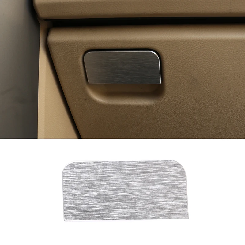 

For 04-09 Land Rover Discovery 3 Car styling Aluminum alloy Co-pilot Glove box switch Stickers Refit Accessories