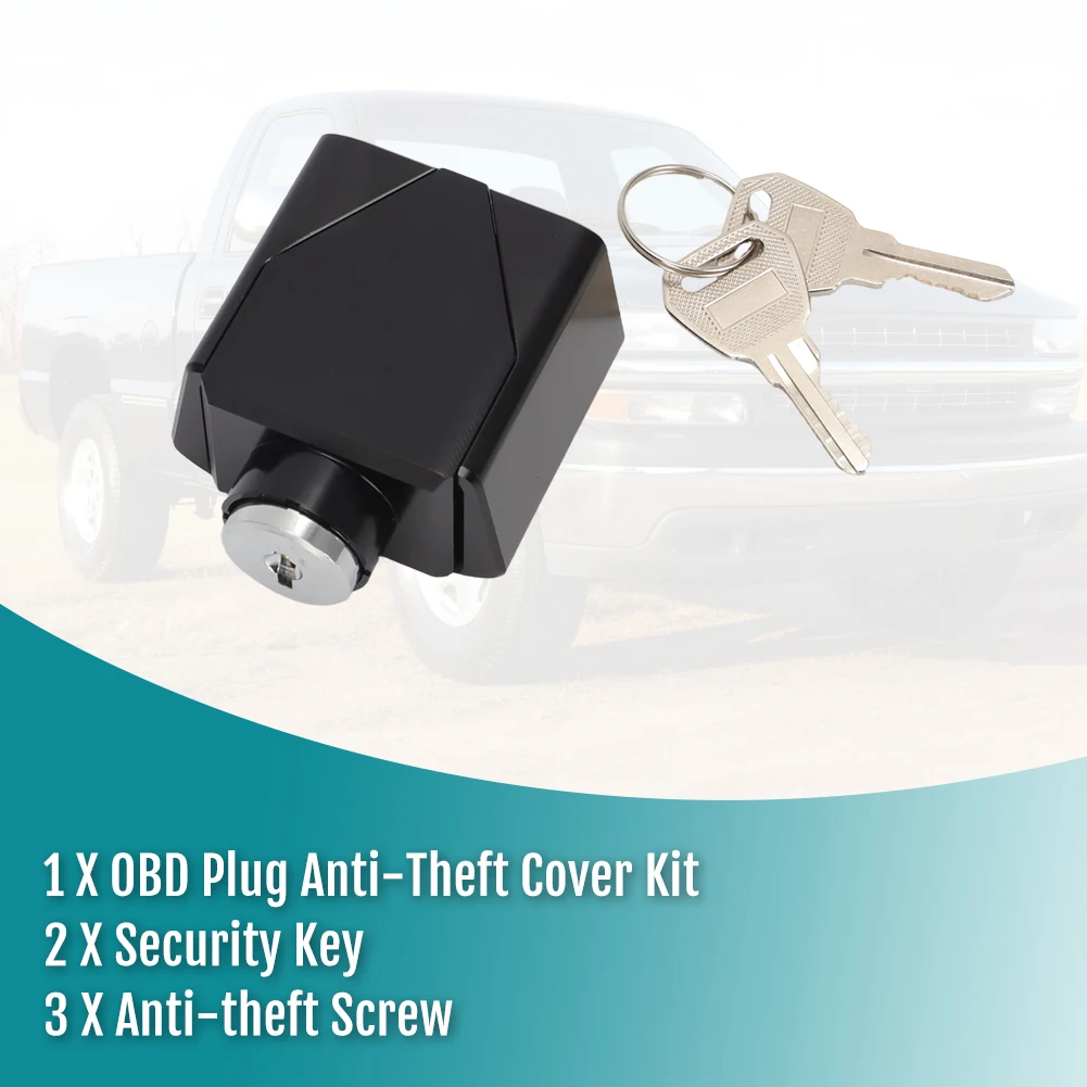 Diebstahlsicheres OBDII-Port-Lock-Diebstahlgerät für alle ab 1996 Autos und LKWs. OBD 2-Anschluss mit Sicherheitsschlüssel – Detail 2