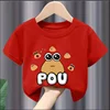 My Pet Alien Pou Kids T-shirts   Summer  Ound Neck T-shirt  Cartoon Summer Infant Tracksuits  Tees Boys Clothes  Tshirts 1