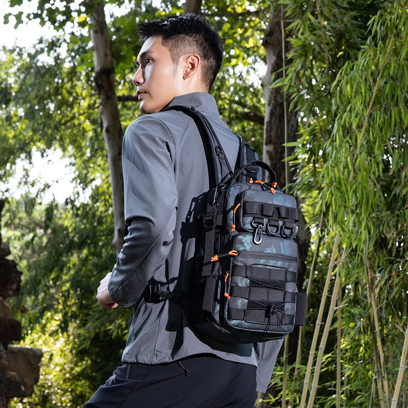  slider image of Fishing Tackle Backpack Storage