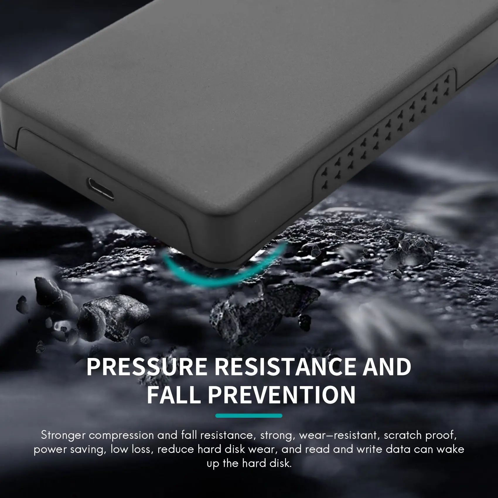 

2.5 Inch Hard Drive Enclosure USB3.1 Computer Notebook Mobile SSD Enclosure Support 15mm Hard Drive