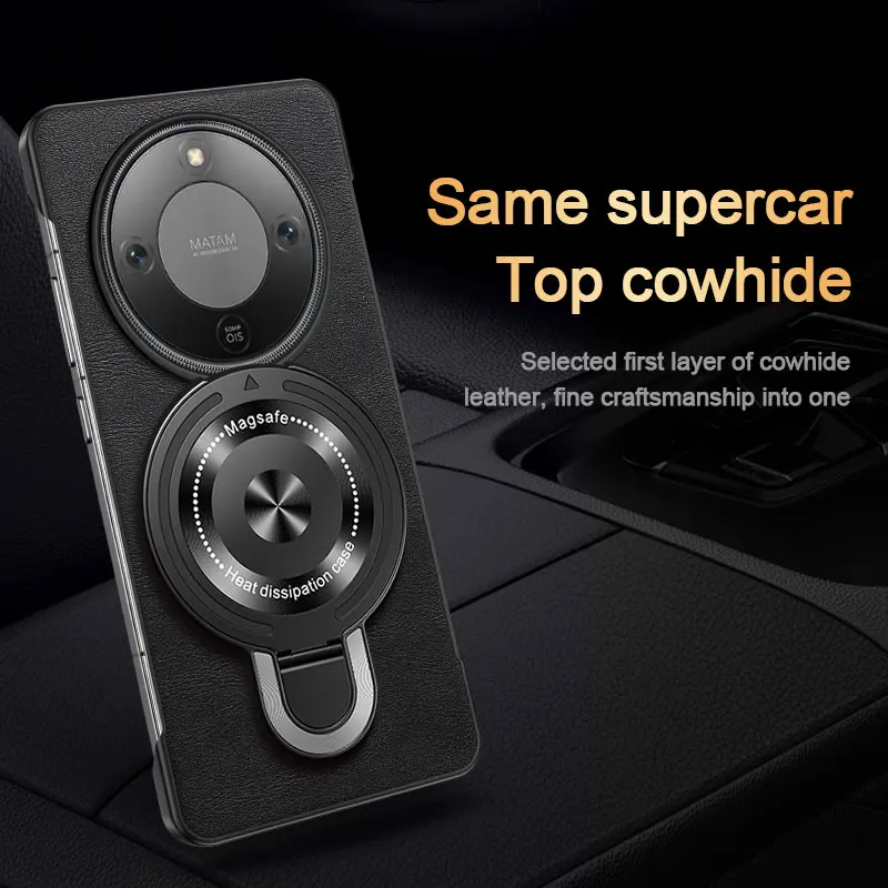 حافظة لهاتف Honor X9D حامل مغناطيسي بدون إطار من ج...