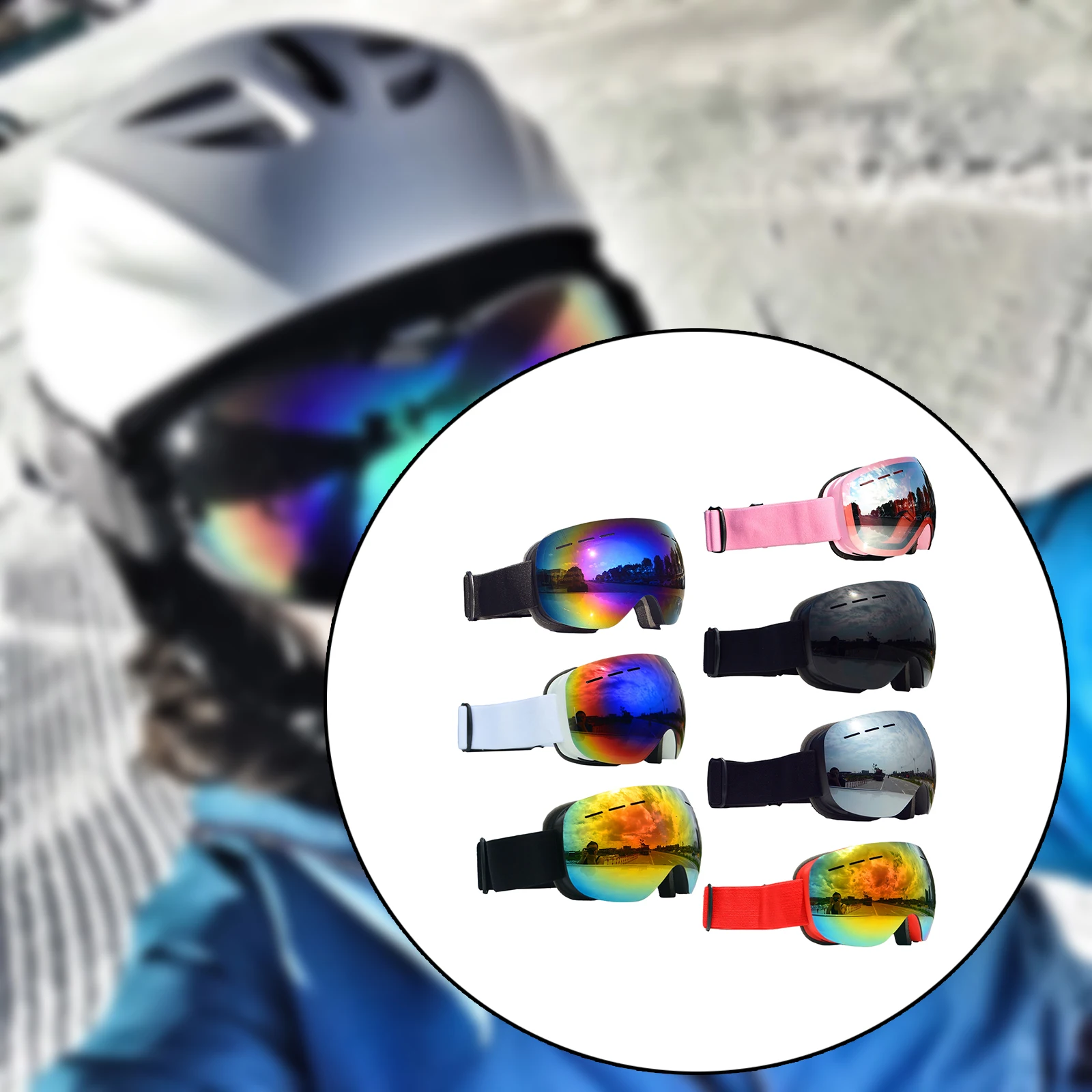 Ski Goggles Snow ATV Protection Windproof Glasses for Dirt Bike Youth