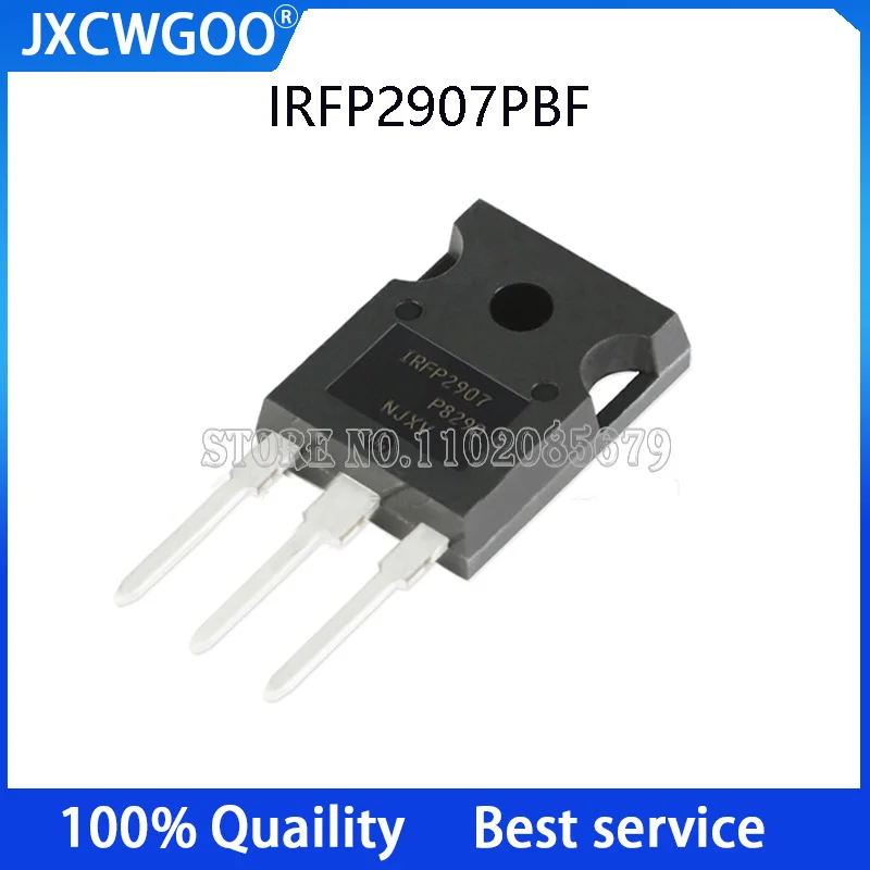 

10PCS IRFP2907PBF IRFP2907 TO-247 N-Channel 75v/209a in-line MOSFET New Original