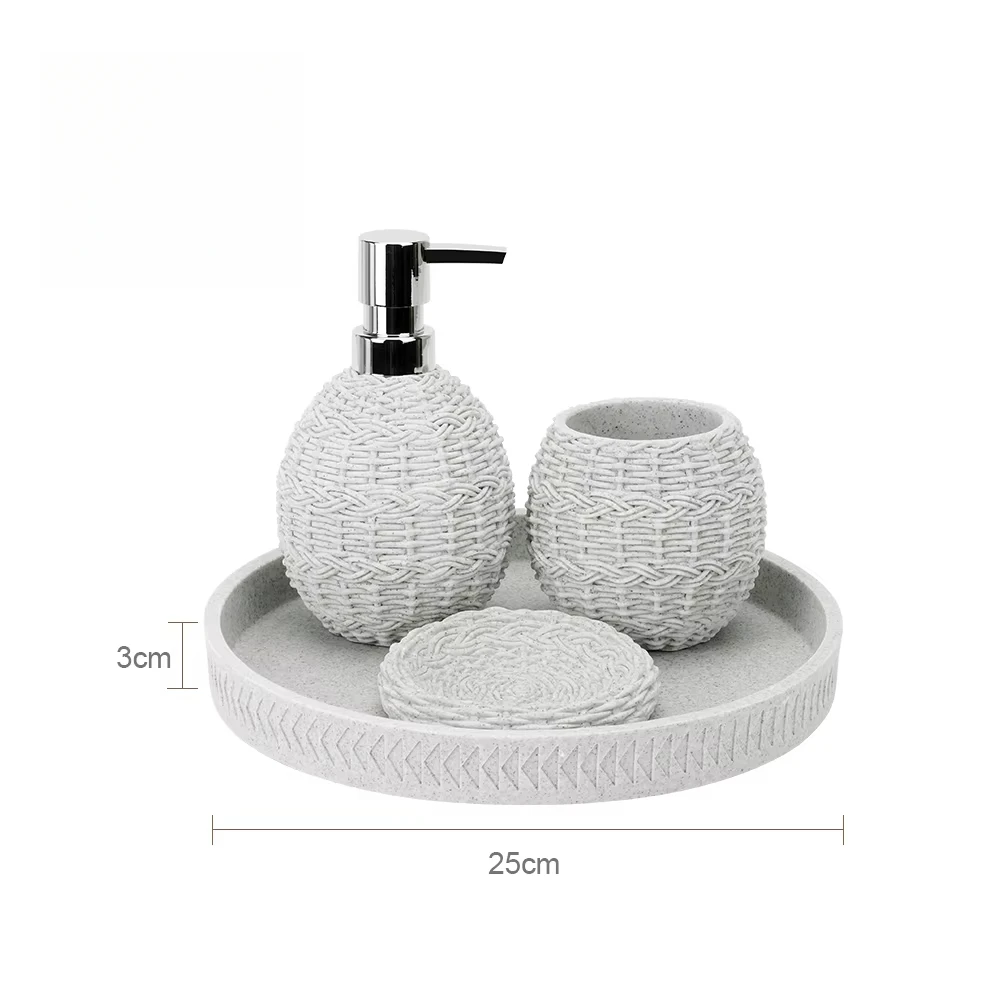 DecoTalk Nordic ins Sanitary Wash Kit Bathroom Supplies Kit Model Room Wash Desk Ornament Accessories