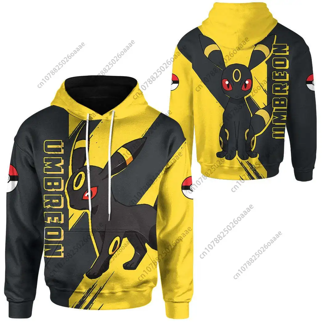 

Pokemon Pikachu Umbreon 3d Print Hoodie Men Women Casual Sweatshirt PKM Zipper Hoodie Fashion Streetwear Kids Pullover Hoodie