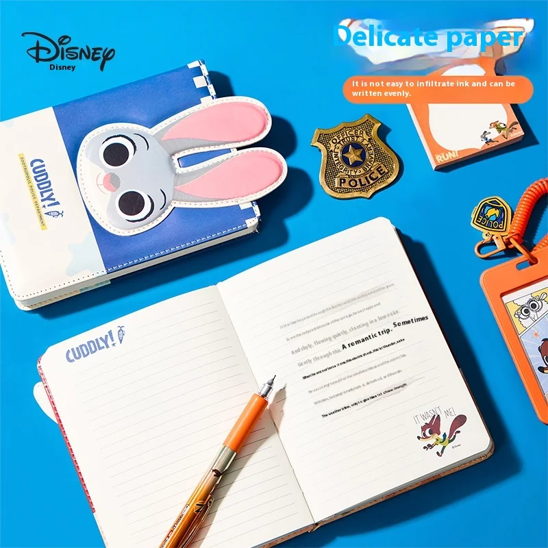 Disney Crazy Zootopia 3d Three-Dimensional Notebook Primary School Blunt Skin Thickened Job Log Cartoon Creative Notepad