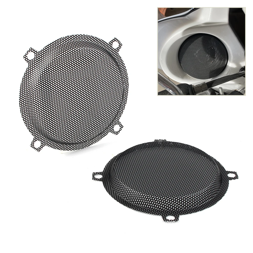 

1Pair Motorcycle Wired Punched Steel Mesh Speaker Grilles Cover for Harley Davidson Electra Glide 5.25" Speaker FLHTCU 1996-2013
