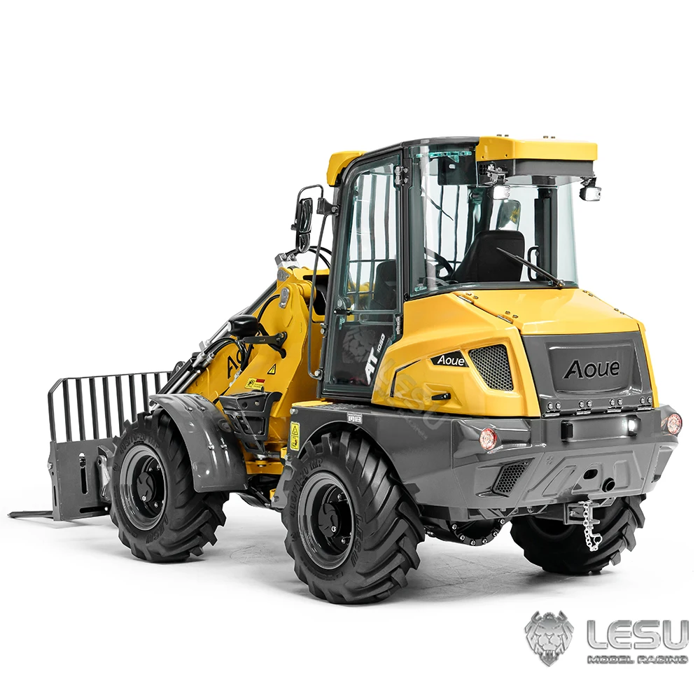 Toys LESU 1/14 RC Hydraulic Metal Loader AOUE AT1050 Truck ST8 Light Sound ESC Motor TOUCAN Remote Control Painted Assembled Car 3