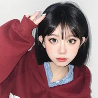 Perruque synthétique de style Punk pour femme, cheveux noirs courts, frange à air, soie haute température, fibre synthétique, cheveux lisses, couverture complète de la tête 4