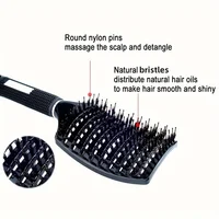 1pc Magic Scalp Massage Hair Brush for Women - Professional Detangling Tool for Wet Curly Hair - Hairdressing Tool 2