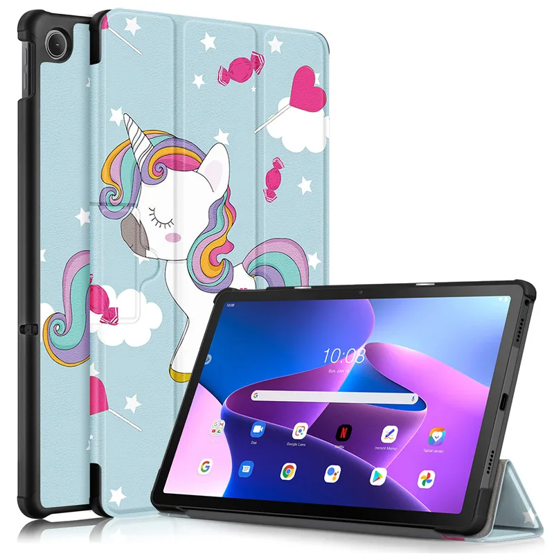 para coque lenovo tab gen caso polegada bonito pintura inteligente capa para funda lenovo tab gen caso crianças