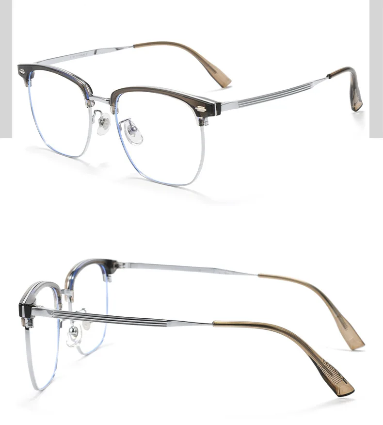 Bclear Full Rim Square Eyeglasses 3
